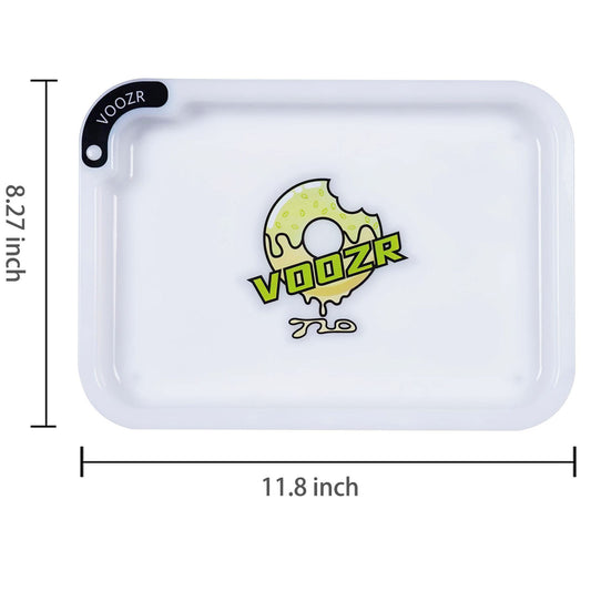 LED Rolling Tray (Light-Up / Glow) – 7 Colors, USB-C Rechargeable | VOOZR - VOOZR