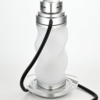 VOOZR  Hookah Shisha – Personalized Design with 7-Color Rotating Lights (Remote Controlled) & Laser Smoke Highlighting VOOZR