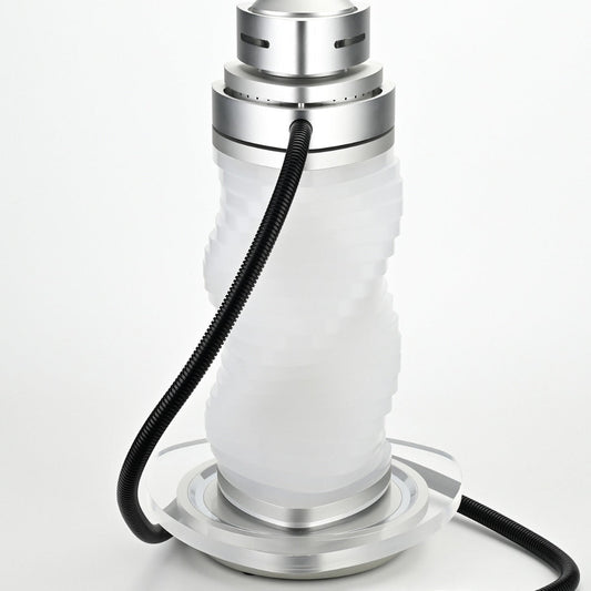 VOOZR  Hookah Shisha – Personalized Design with 7-Color Rotating Lights (Remote Controlled) & Laser Smoke Highlighting VOOZR