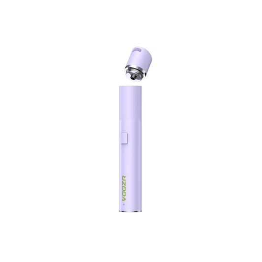 VOOZR P2A Purple Vaporizer Pen 1100mAh Portable Concentrate Vaporizer with 3DXL Ceramic Chamber VOOZR