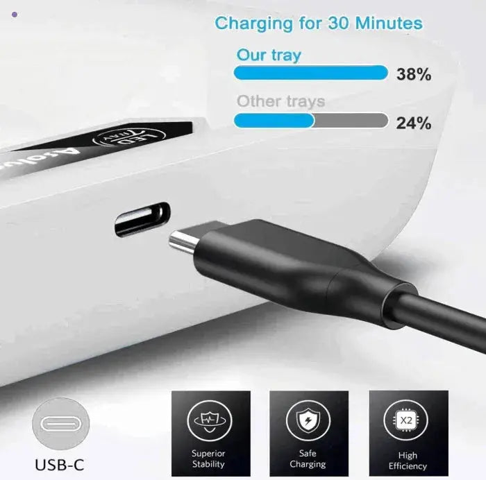 LED Rolling Tray (Light-Up / Glow) – 7 Colors, USB-C Rechargeable | VOOZR - VOOZR